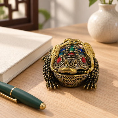 Three-Legged Toad · Brass Figurine