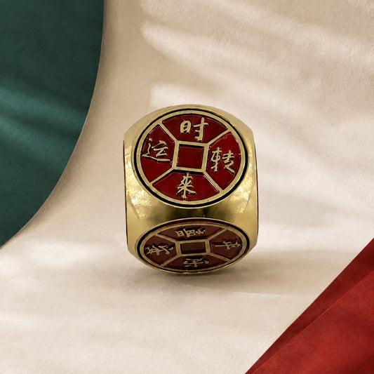 Six Faces · Brass Turning Object