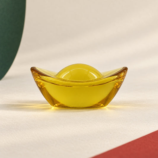 Little Abundance · Glass Yuanbao