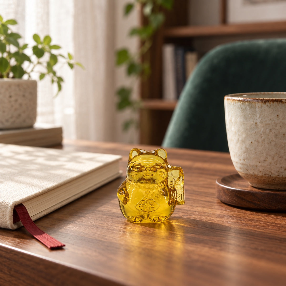 Good Company · Glass Lucky Cat · Single piece · Lifestyle view
