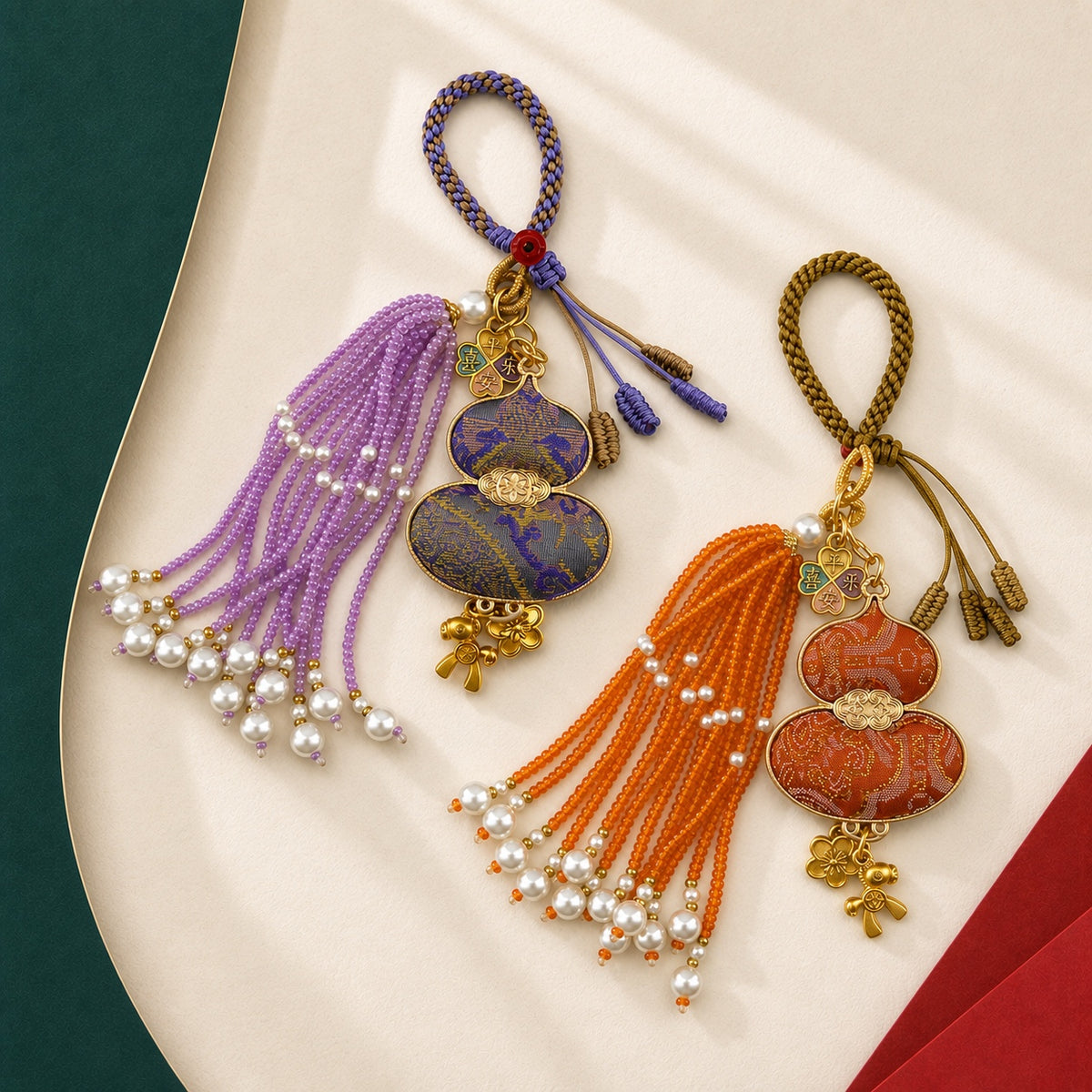 Good Wishes · Brocade Gourd Charm · Selected designs together