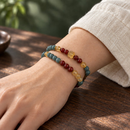 Warm Colour · Multicolour Beaded Bracelet