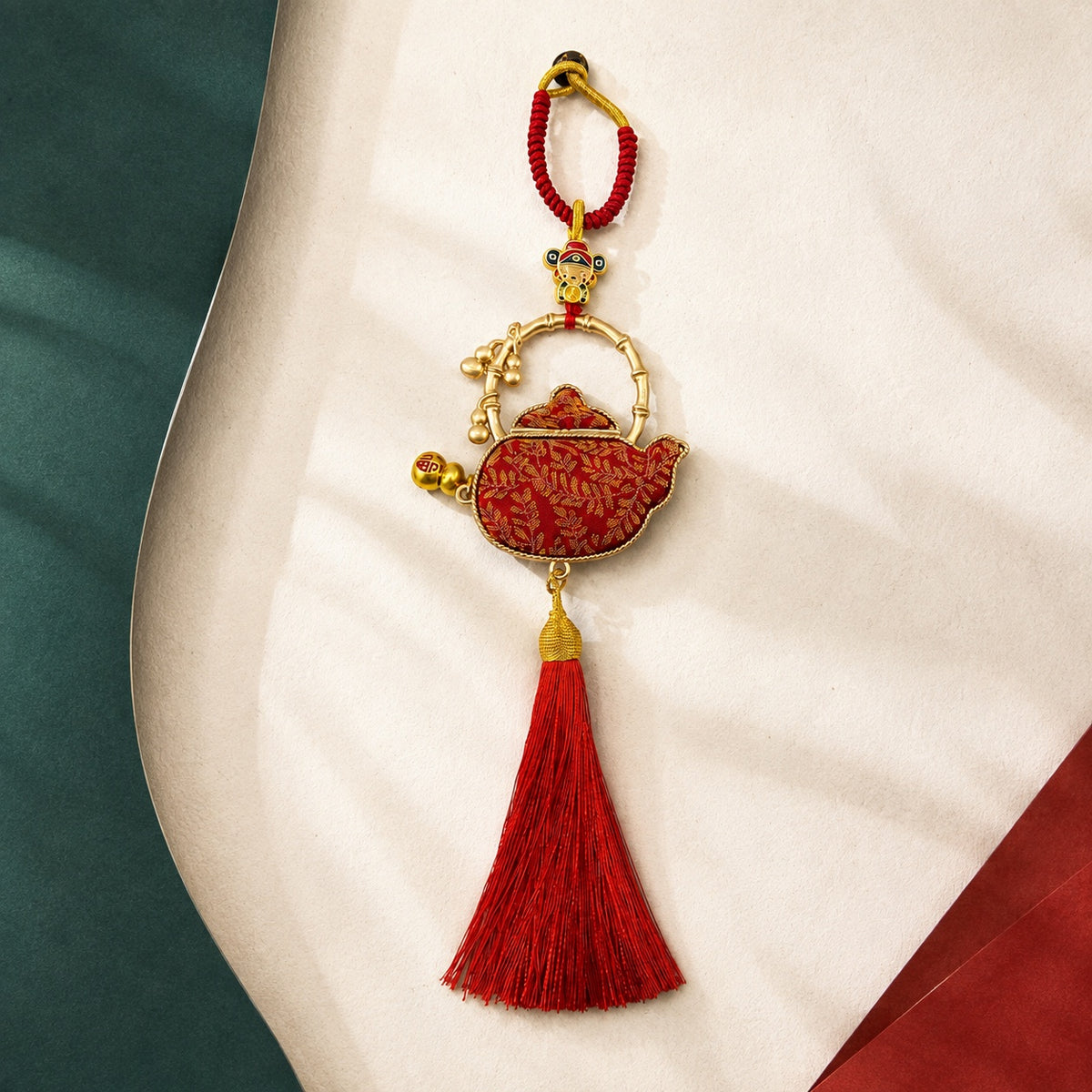 Tea Gathering · Brocade Teapot Charm