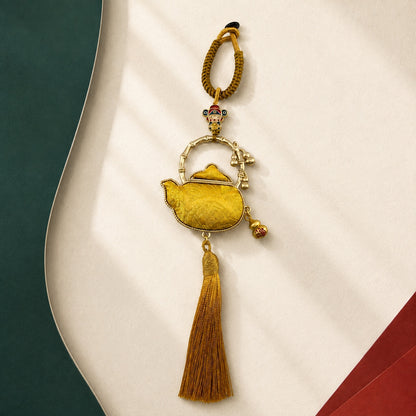 Tea Gathering · Brocade Teapot Charm