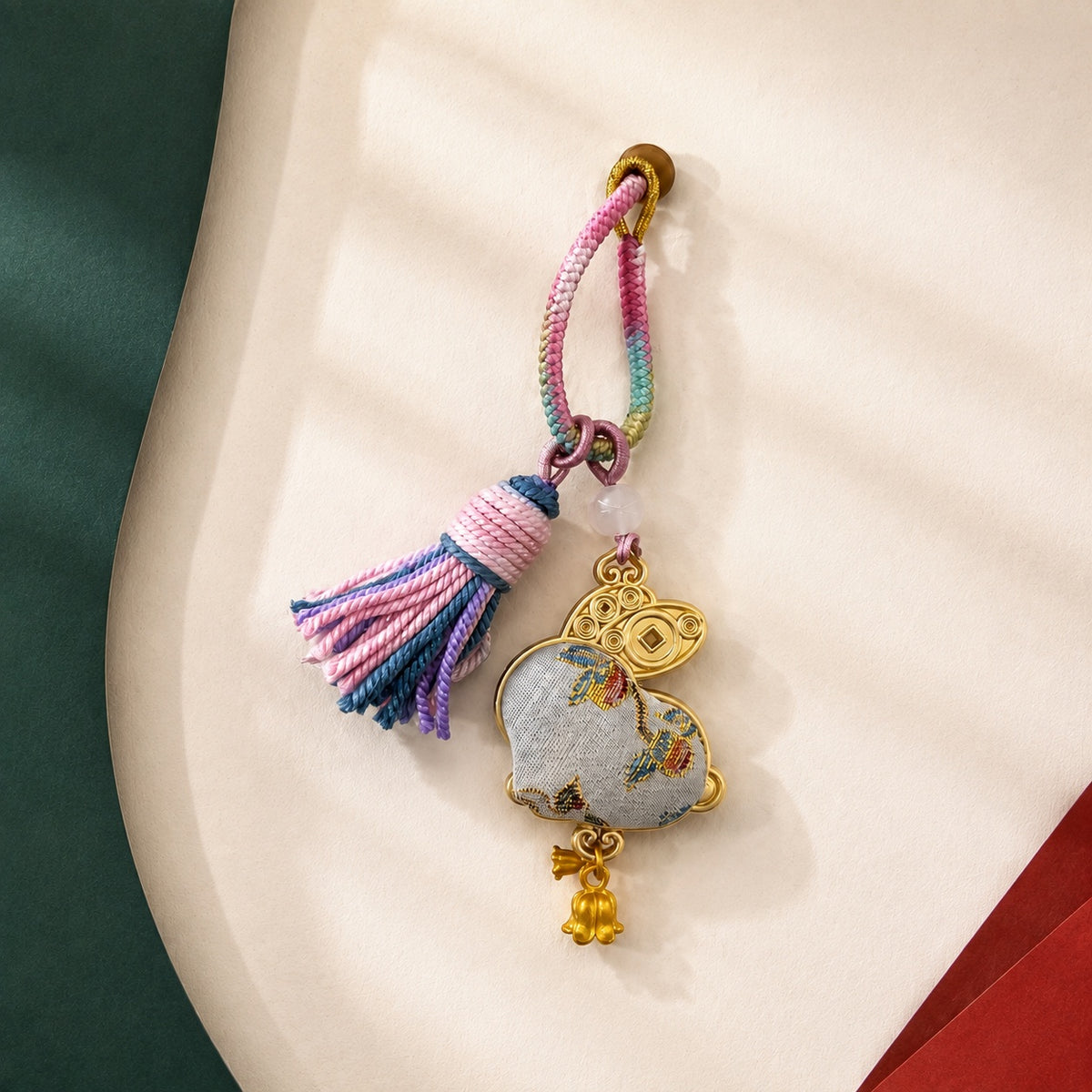 Yearkeepers · Zodiac Brocade Charm · Rabbit