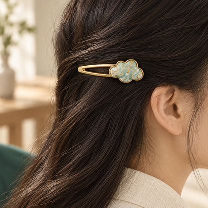 Brocade Notes · Patterned Hair Clip