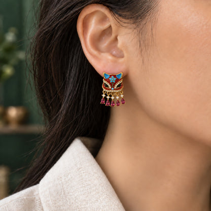 Lion Dance · Stud Earrings